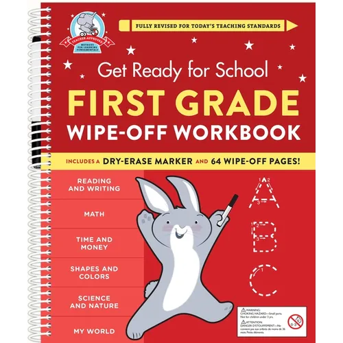 Get Ready for School: First Grade Wipe-Off Workbook