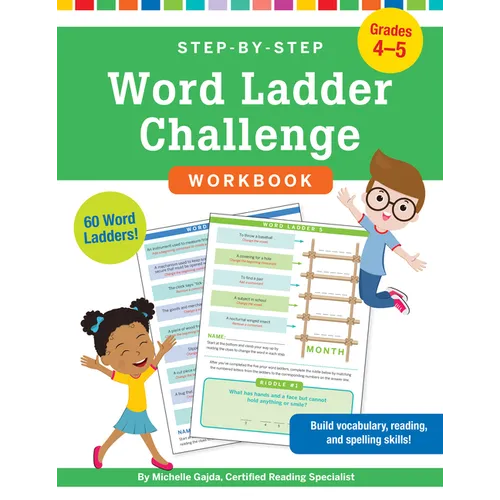 Step-By-Step Word Ladder Challenge Workbook (Grades 4-5)