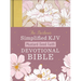 Mustard Seed Faith Devotional Bible--Barbour Skjv [Mustard Yellow Bouquets]