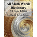All Math Words Dictionary: For students of algebra, geometry and calculus