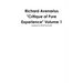 Richard Avenarius: "Critique of Pure Experience" Volume 1