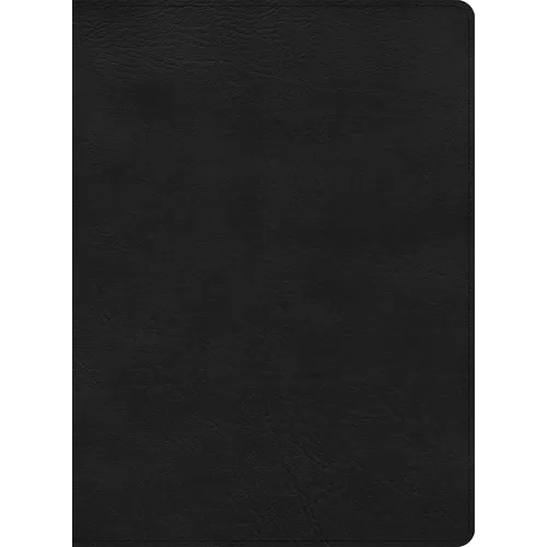 CSB Apologetics Study Bible, Black Leathertouch