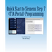 Quick Start to Programming in Siemens Step 7 (TIA Portal)