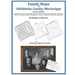Family Maps of Oktibbeha County, Mississippi