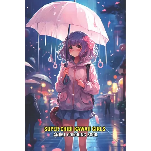 Super Chibi Kawaii Girls Anime Coloring Book: Manga Art & Enthusiasts Stress Relief Adult