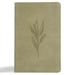 CSB Thinline Bible, Digital Study Edition, Sage Suedesoft Leathertouch