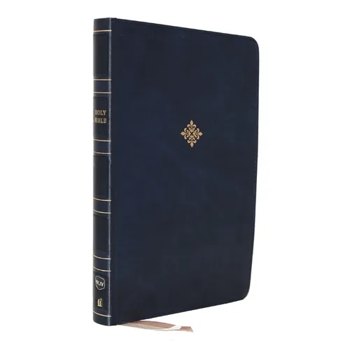 Nkjv, Thinline Reference Bible, Leathersoft, Blue, Red Letter Edition, Comfort Print: Holy Bible, New King James Version