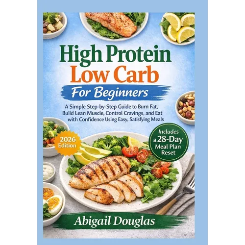 High Protein, Low Carb for Beginners: A Simple Step-by-Step Guide to Burn Fat, Build Lean Muscle, Control Cravings, and Eat with Confidence Using Easy