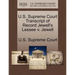 U.S. Supreme Court Transcript of Record Jewell's Lessee V. Jewell