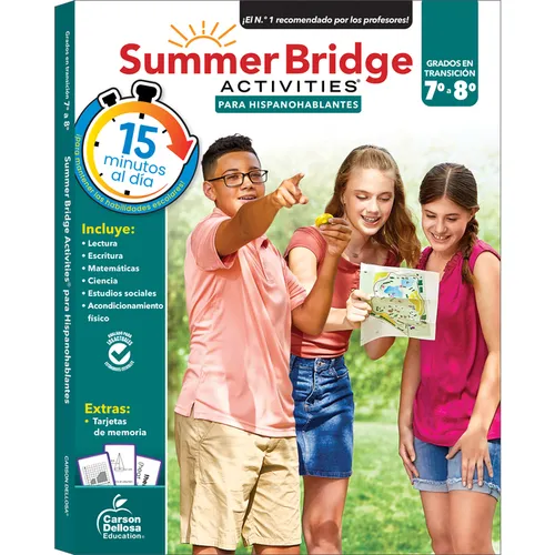 Summer Bridge Activities Spanish 7-8, Grades 7 - 8