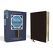 NIV Study Bible, Fully Revised Edition, Large Print, Bonded Leather, Black, Red Letter, Comfort Print