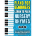 Piano for Beginners - Learn to Play Nursery Rhymes: The Ultimate Beginner Piano Songbook for Kids with Lessons on Reading Notes and 50 Beloved Songs