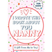 I Wrote This Book About You Nanny: A Child's Fill in The Blank Gift Book For Their Special Nanny Perfect for Kid's 7 x 10 inch