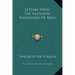 Letters Upon the Aesthetic Education of Man