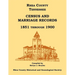 Rhea County, Tennessee Census and Marriage Records, 1851 Through 1900