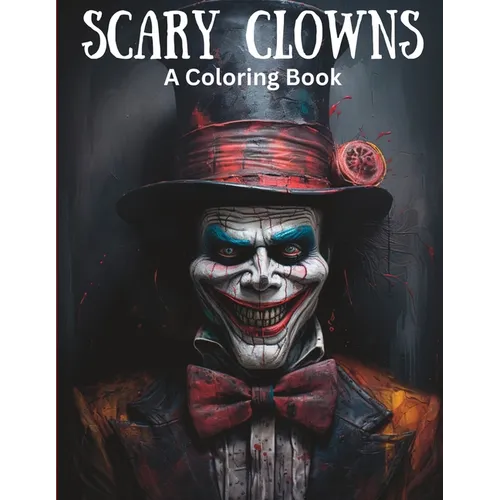 Scary Clowns Coloring Book