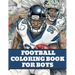 Football Coloring Book: American Football Sports Book For Boys