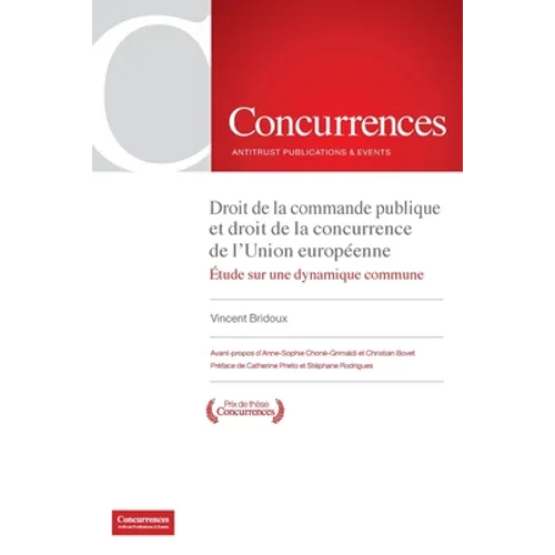 Droit de la commande publique et droit de la concurrence de l'Union européenne: Étude d'une dynamique commune