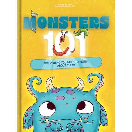 Monsters 101: Everything You Need to Know about Monsters Monstrously Fun Halloween Picture Book for Kids Ages 4-8: Silly, Imaginative & Bravery-Buildi