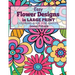 Easy Flowers Designs in Large Print: Coloring Book For Adults