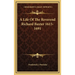 A Life Of The Reverend Richard Baxter 1615-1691