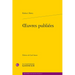 Oeuvres Publiees