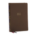 Nkjv, Compact Center-Column Reference Bible, Brown Leathersoft, Red Letter, Comfort Print