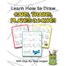 Learn How to Draw Cars, Trains, Planes & More!: (Ages 4-8) Step-By-Step Drawing Activity Book for Kids (How to Draw Book)