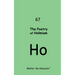 The Poetry of Holmium