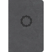 NASB Large Print Compact Reference Bible, Charcoal Leathertouch