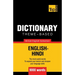 Theme-based dictionary British English-Hindi - 9000 words