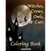 Witches, Crows, Owls, & Cats: Coloring Book Halloween Edition