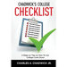 Chadwick's College Checklist 2 Steps w/Tips on How To Cut College Costs