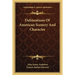 Delineations Of American Scenery And Character
