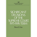 Significant Decisions of the Supreme Court 1975-76