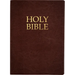 Kjver Holy Bible, Large Print, Dark Mahogany Genuine Leather, Thumb Index