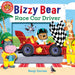 Bizzy Bear: Race Car Driver: (Interactive Board Book about Racing for Toddlers - With Sturdy Tabs and Slides to Push and Pull)