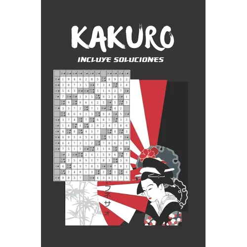 Kakuro: Famoso Juego de Números Japones - 50 Retos - Crucigrama Numérico Parecido Al Sudoku - Tamaño Especial Viaje - Incluye