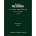 Canon and Gigue in D major, T 337: Study score