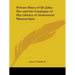 Private Diary of Dr. John Dee and the Catalogue of His Library of Alchemical Manuscripts