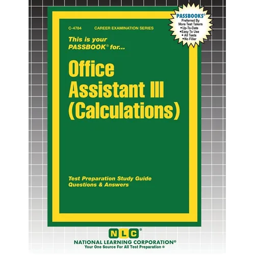Office Assistant III (Calculations)