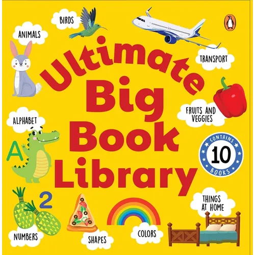 Ultimate Big Book Library (10 Books Tuck-Box): A Boxset of 10 Illustrated Board Books for Preschool Kids, Toddlers [Penguin Early Learning Series]