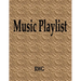 Music Playlist: 150 Pages 8.5" X 11"