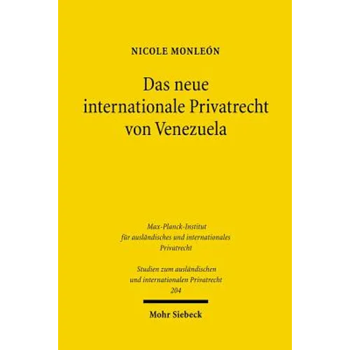 Das Neue Internationale Privatrecht Von Venezuela: Unter Besonderer Berucksichtigung Des Wohnsitzes