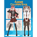 Anime Coloring Book With 3 Styles of Anime: Adorable Manga and Anime Characters set on Anime For Anime Lover, Adults, Teens (Manga coloring book)