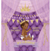 It's a Prince: African American Baby Shower Guest Book for a Royal Black Boy - Square Hardcover, Purple & Gold, Sign-In, Wishes & Advice for Parents