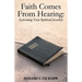 Faith Comes From Hearing