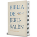 Biblia de Jerusalén Latinoamericana, Tapa Dura Edición Clásica Color Arena Con Índice/ Jerusalem Bible - Latin American Edition Hc Sand Color with Ind