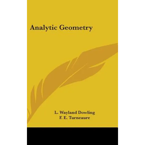 Analytic Geometry