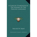 A Concise Etymological Dictionary Of The English Language